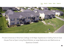 Tablet Screenshot of centuryparkapartments.net